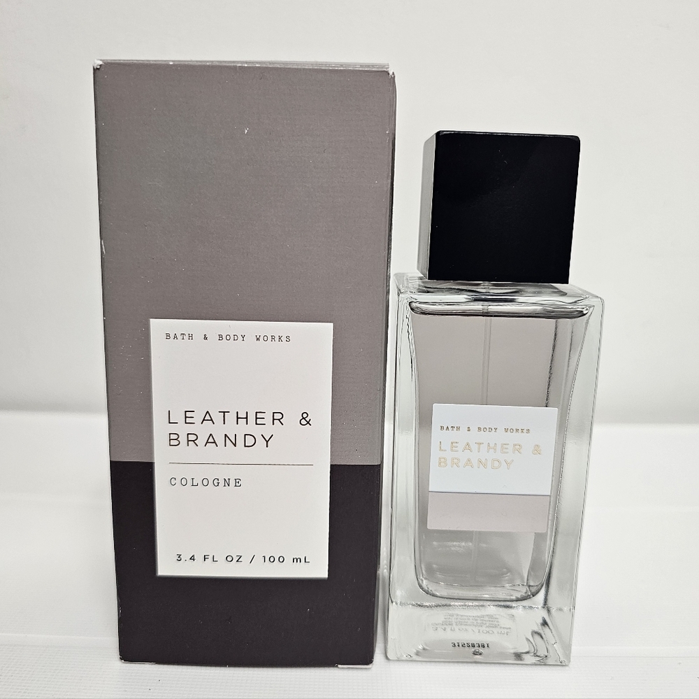 Bath & Body Works Leather & Brandy Men's Cologne 3.4 fl oz/100 ml New
